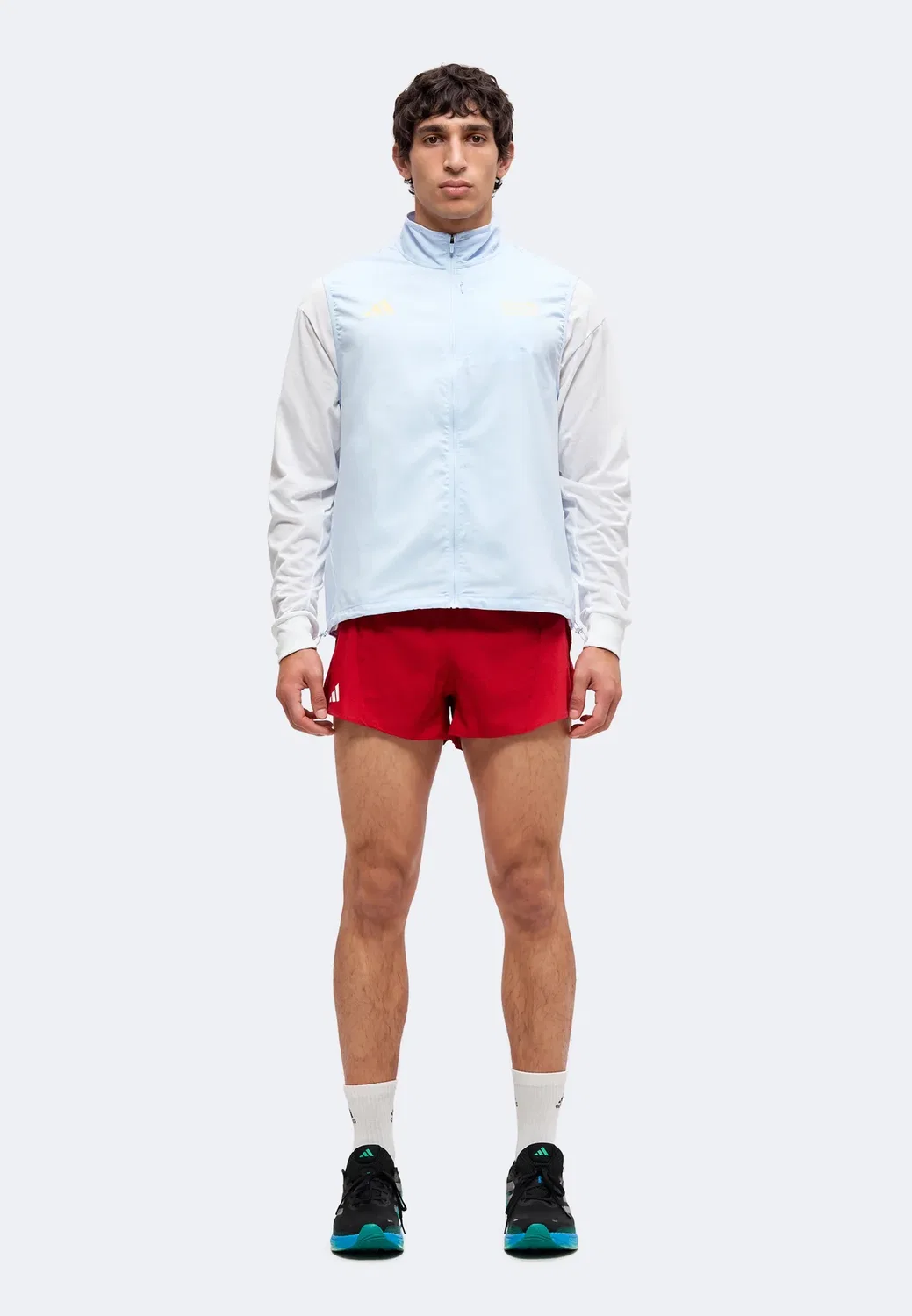 Жилет Ber26 Adidas Performance, Crystal Sky/Frozen Lemon — фото 2