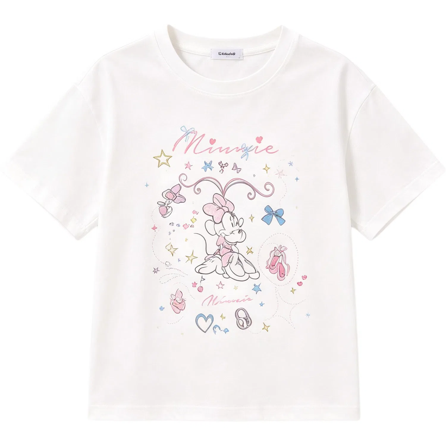 Футболка с круглым вырезом Disney, Light Heather Gray — фото 4