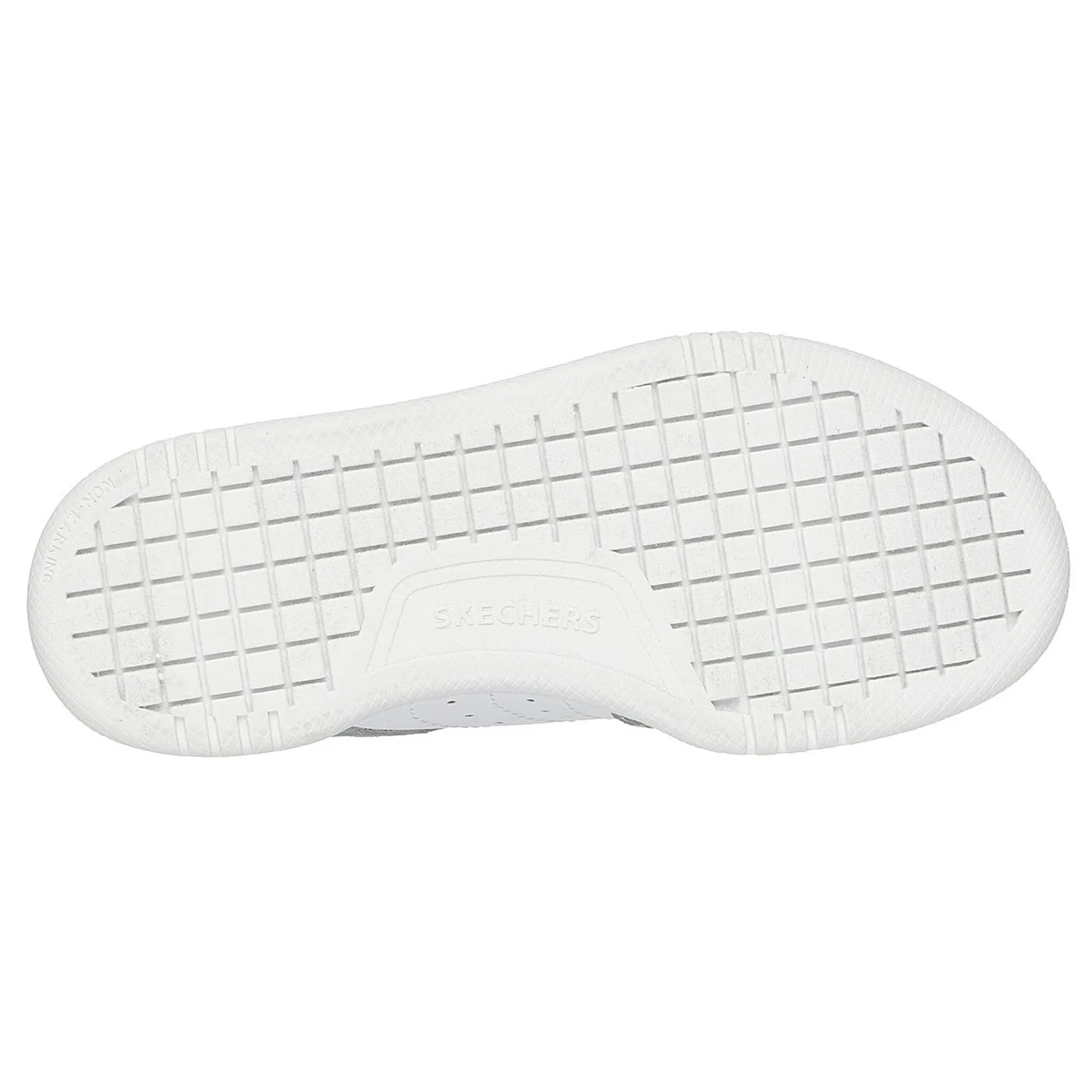 Детские ретро-кроссовки Quick Street Skechers, White-Silver — фото 3