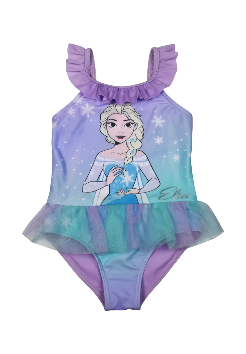 Купальник Disney «Холодное сердце» с рюшами. Купальник Эльзы из мультфильма «Холодное сердце» Disney Frozen, Lila