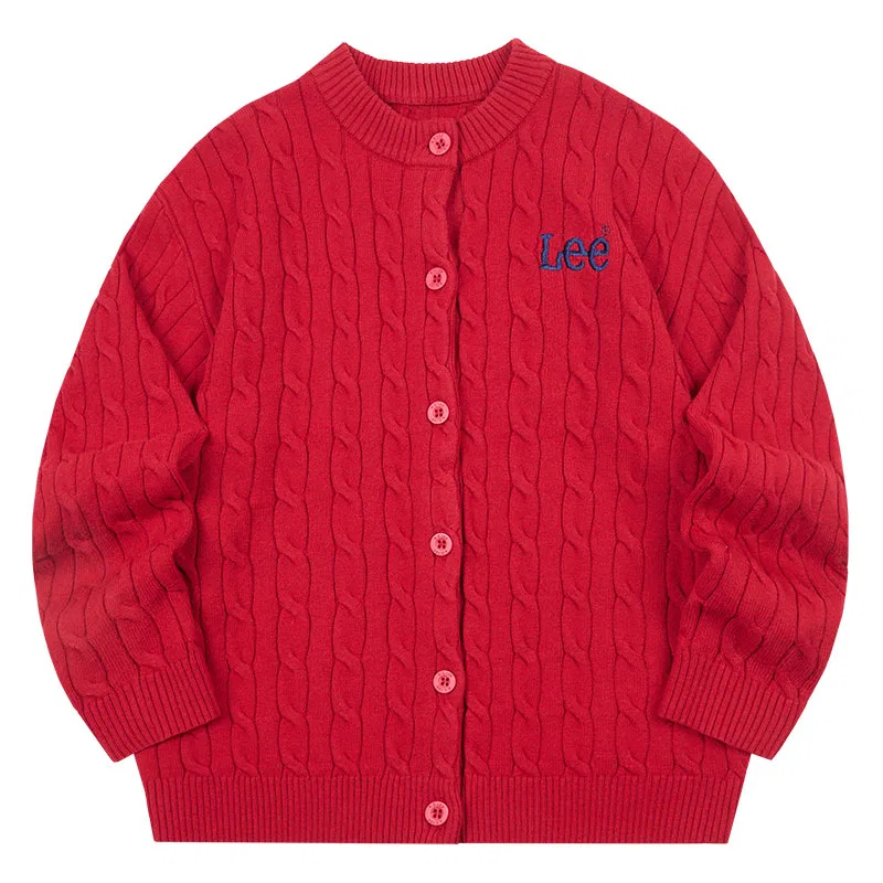 Детский свитер с круглым вырезом Lee Grade School, Navy Blue — фото 3