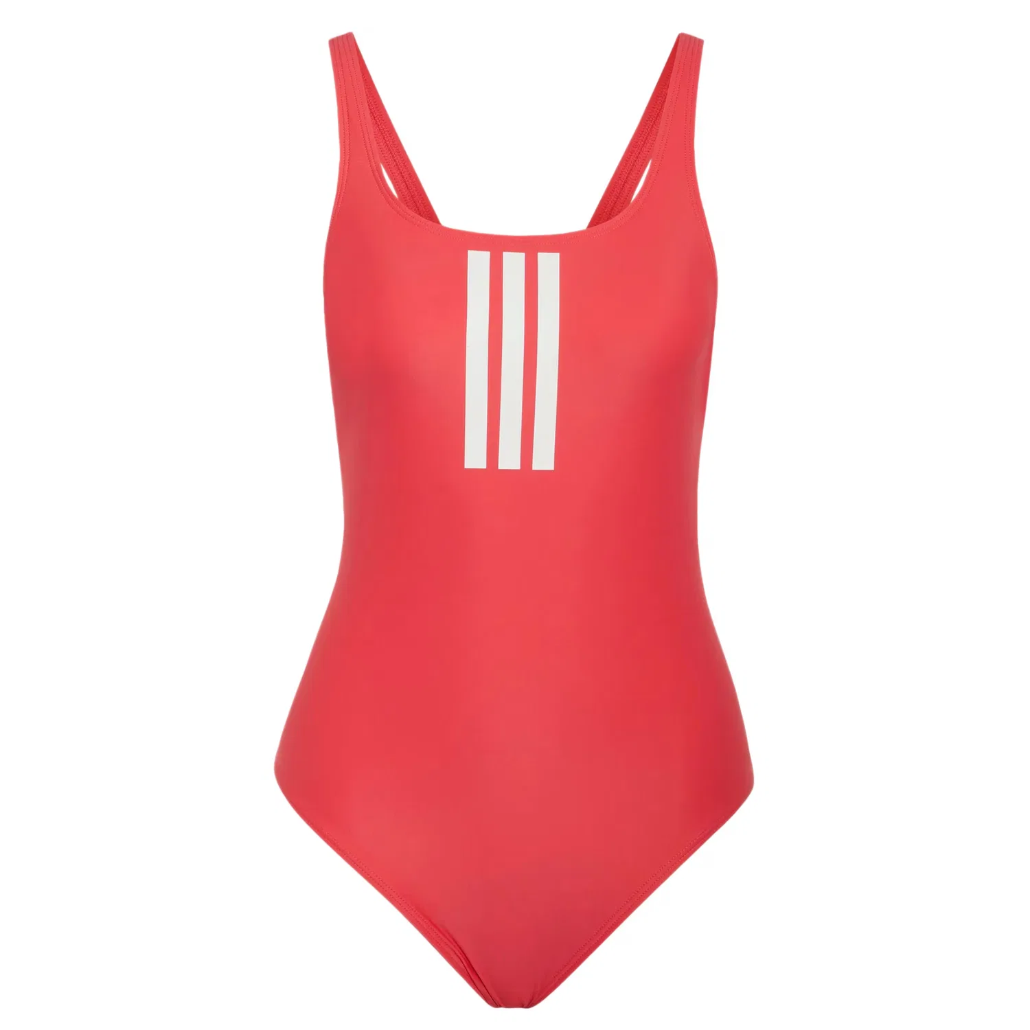 Спортивный купальник-бралетт Adidas Performance красного цвета