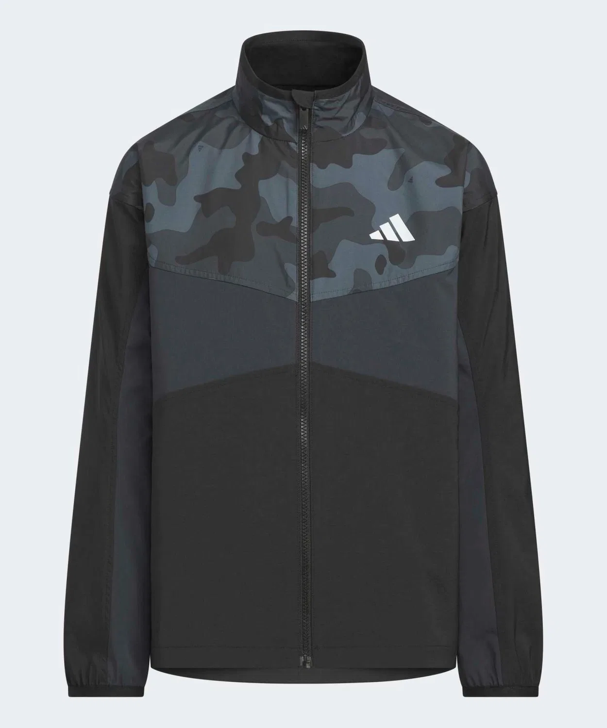 Детский лонгслив с камуфляжным принтом, Regular Fit, модель Camo Pack Adidas, Black