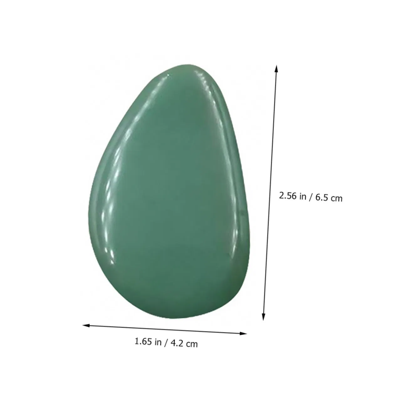Массажер для лица Jade, Abaodam, 1 шт, 6.5x4.2 см — фото 2
