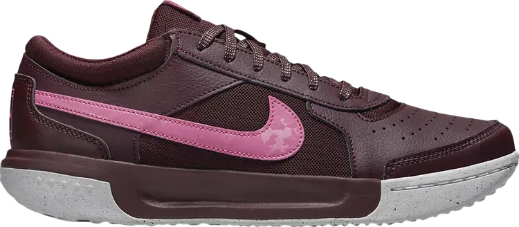 Кроссовки Nike Wmns NikeCourt Zoom Lite 3 Premium 'Burgundy Crush Pinksicle', красный