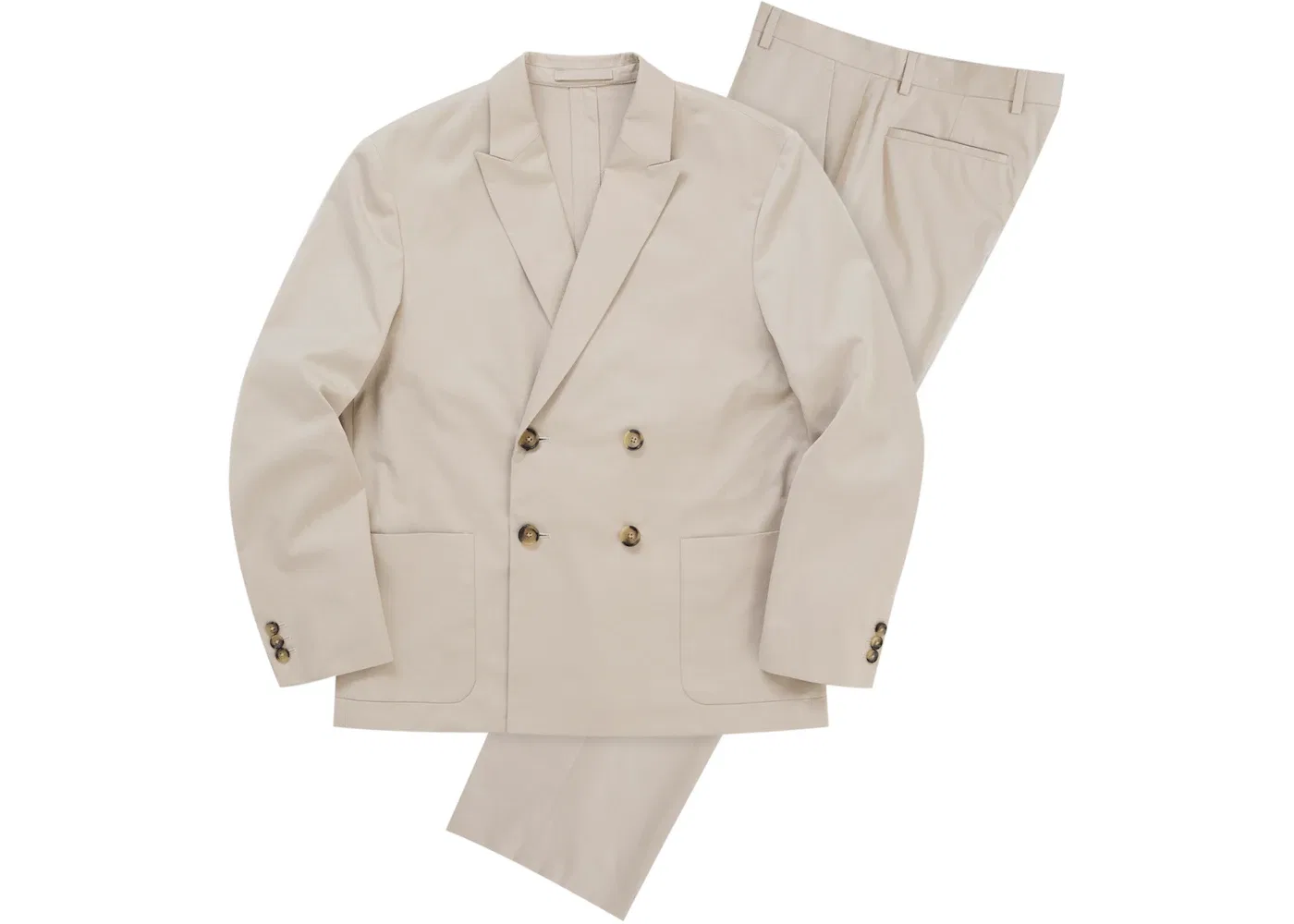 Мужской костюм из хлопка Sea Island Suit (SS26) Supreme, Stone