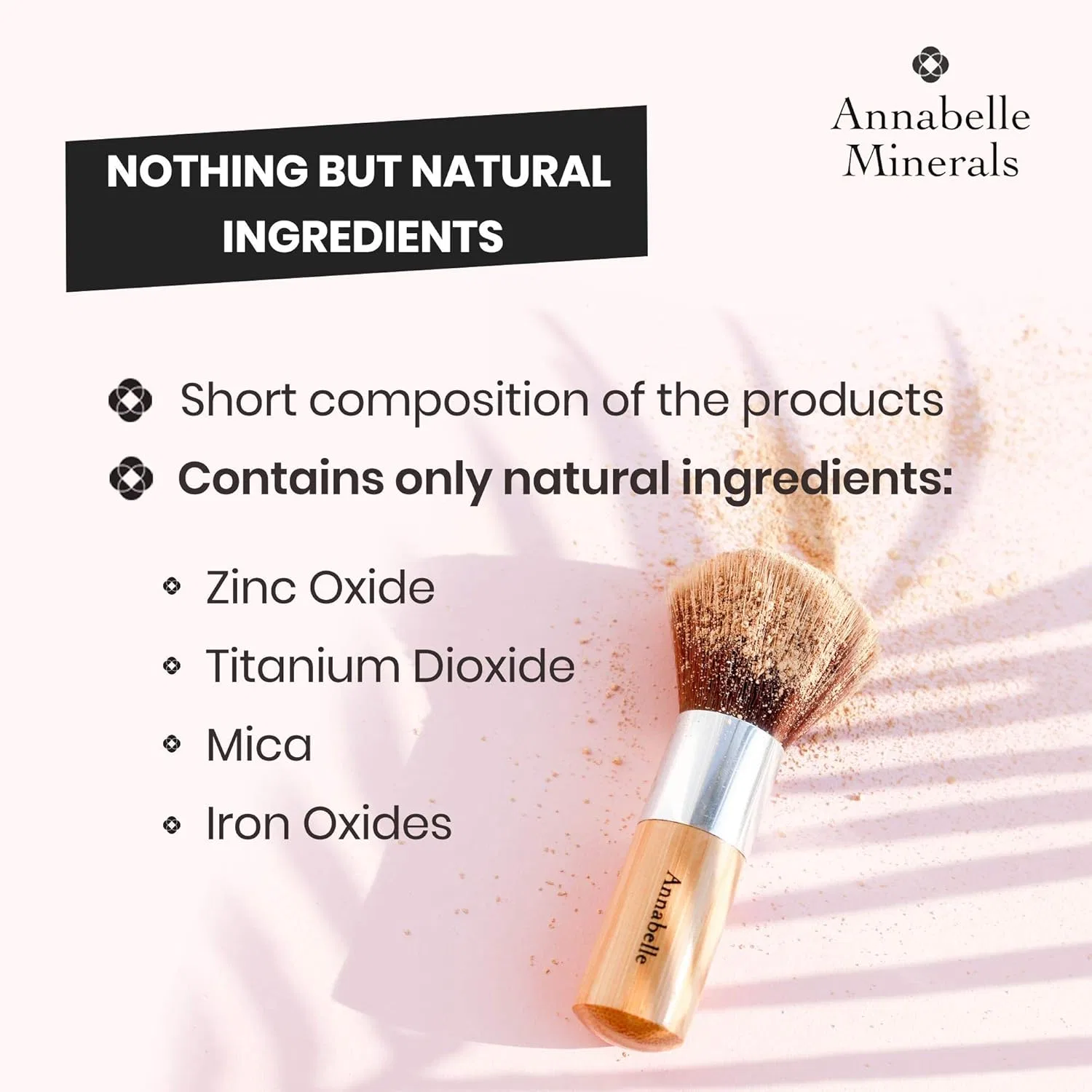 Минеральная основа Radiant Mineral Foundation с SPF20, Annabelle Minerals, 10g, Golden Fair — фото 3