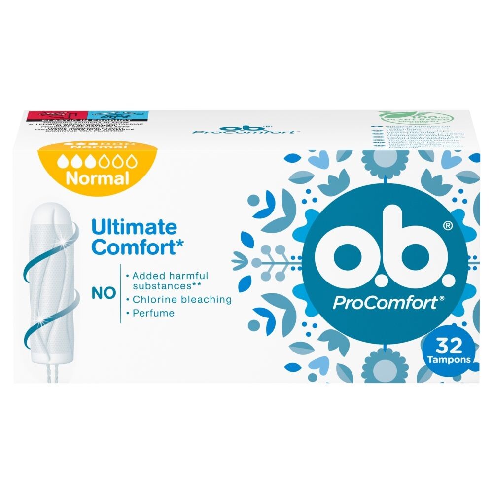 

O.B. ProComfort Normal гигиенические тампоны, 32 шт.