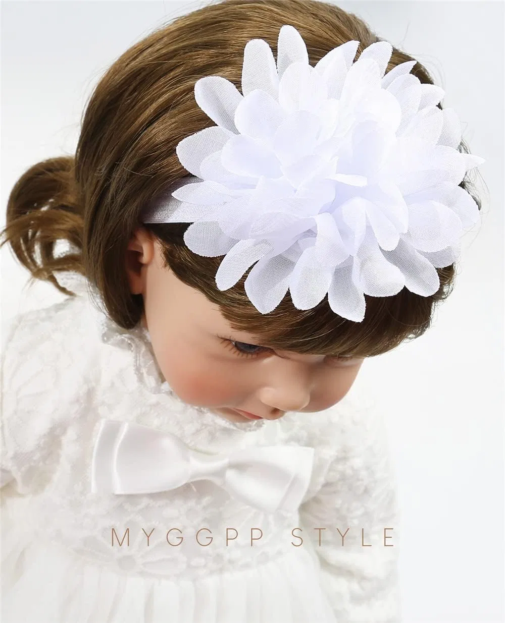Детские туфли Мэри Джейн для девочек HsdsBebe, White — фото 2