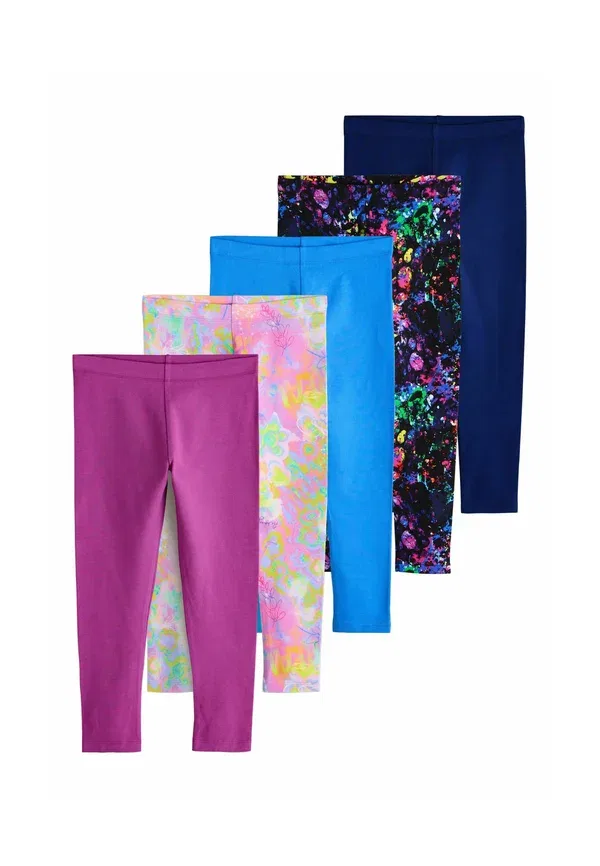Леггинсы с принтом Regular fit 5 pack Next, Purple Splat, фиолетовый
