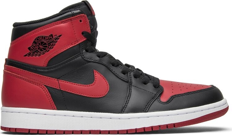 

Кроссовки Air Jordan 1 Retro High OG Bred 2013, черный