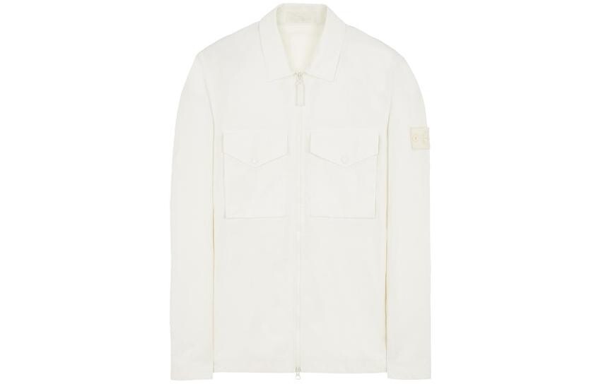 

GHOST PIECES Куртка мужская белая Stone Island, белый