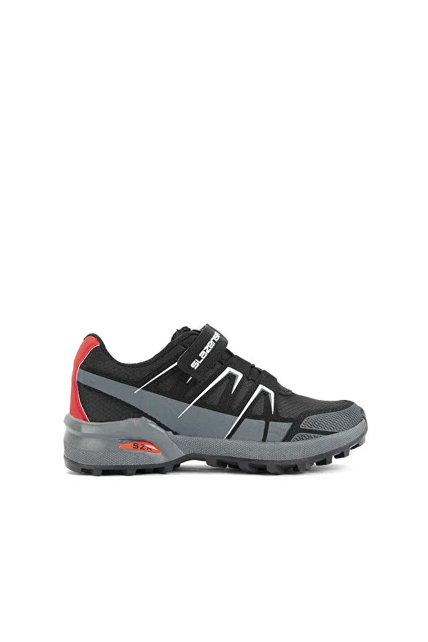 Детские спортивные кроссовки для девочек на шнуровке Slazenger, Black