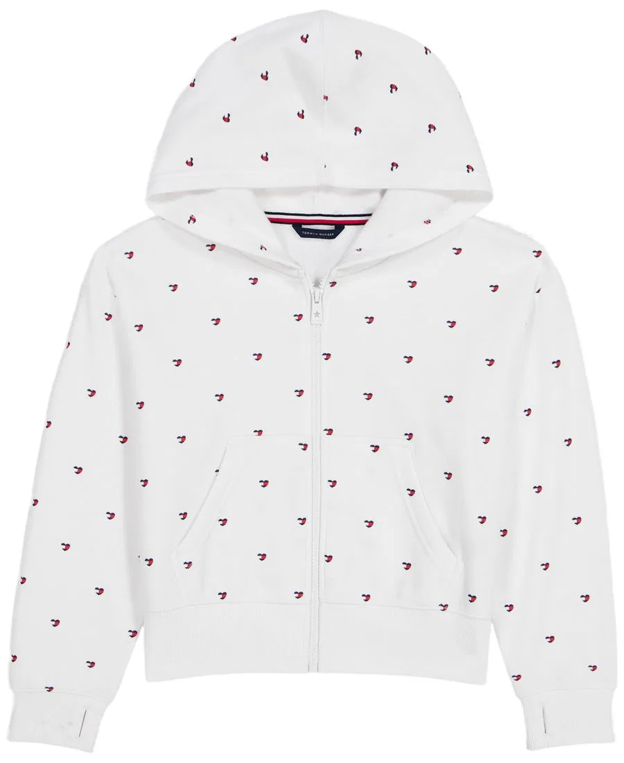 Худи с принтом Star Flag Tommy Hilfiger, White