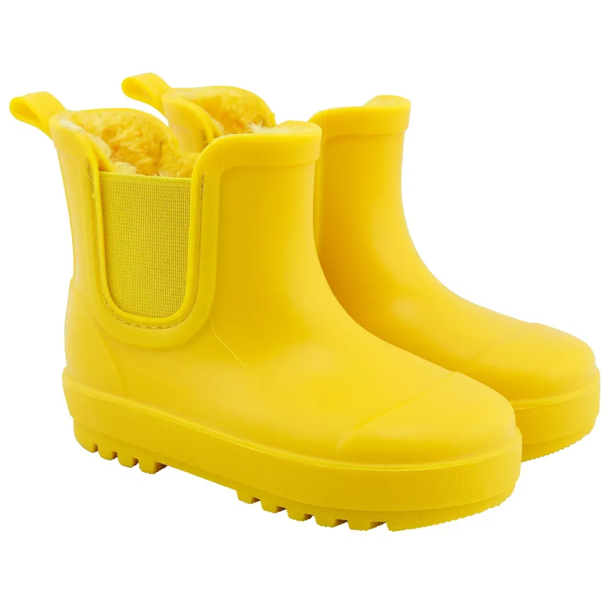 Детские сапоги-челси с искусственным мехом BEARPAW, Yellow — фото 2