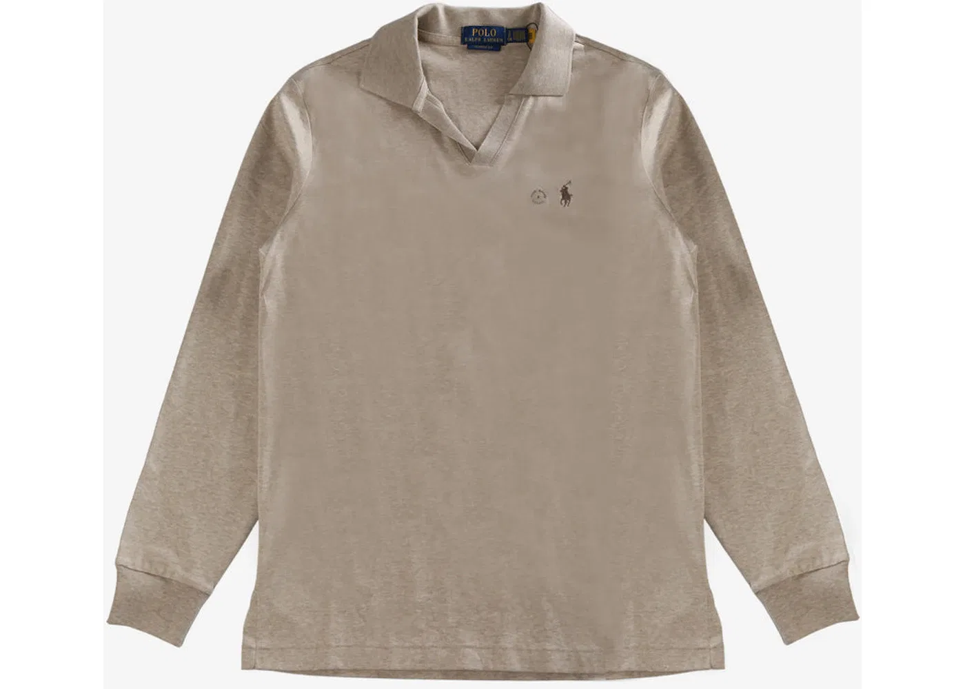 Мужская рубашка поло с длинным рукавом Polo Ralph Lauren, Beige