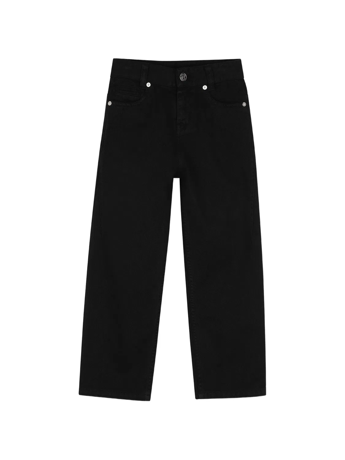 Джинсы с вышитым логотипом Givenchy Kids, черный