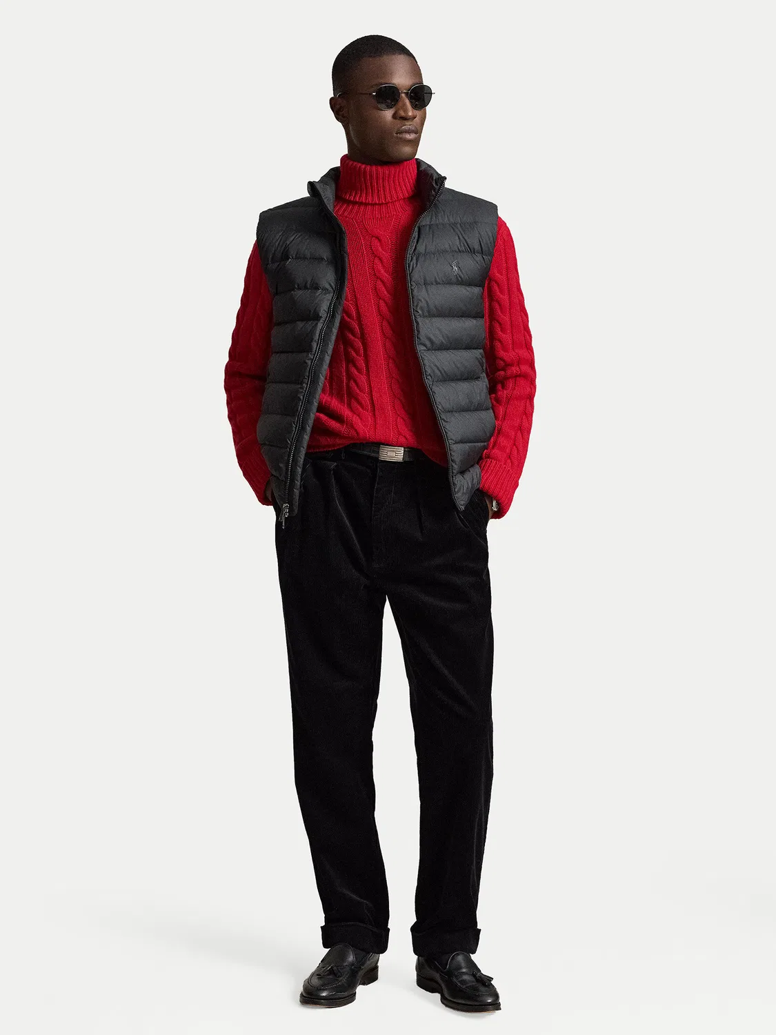 Мужской жилет стандартного кроя Polo Ralph Lauren, черный — фото 2