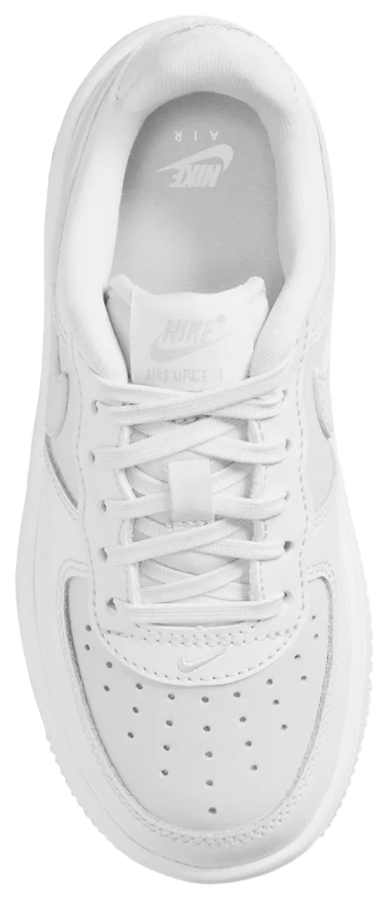 Детские кроссовки для девочек Nike Air Force 1 Low Lace, White/White — фото 3