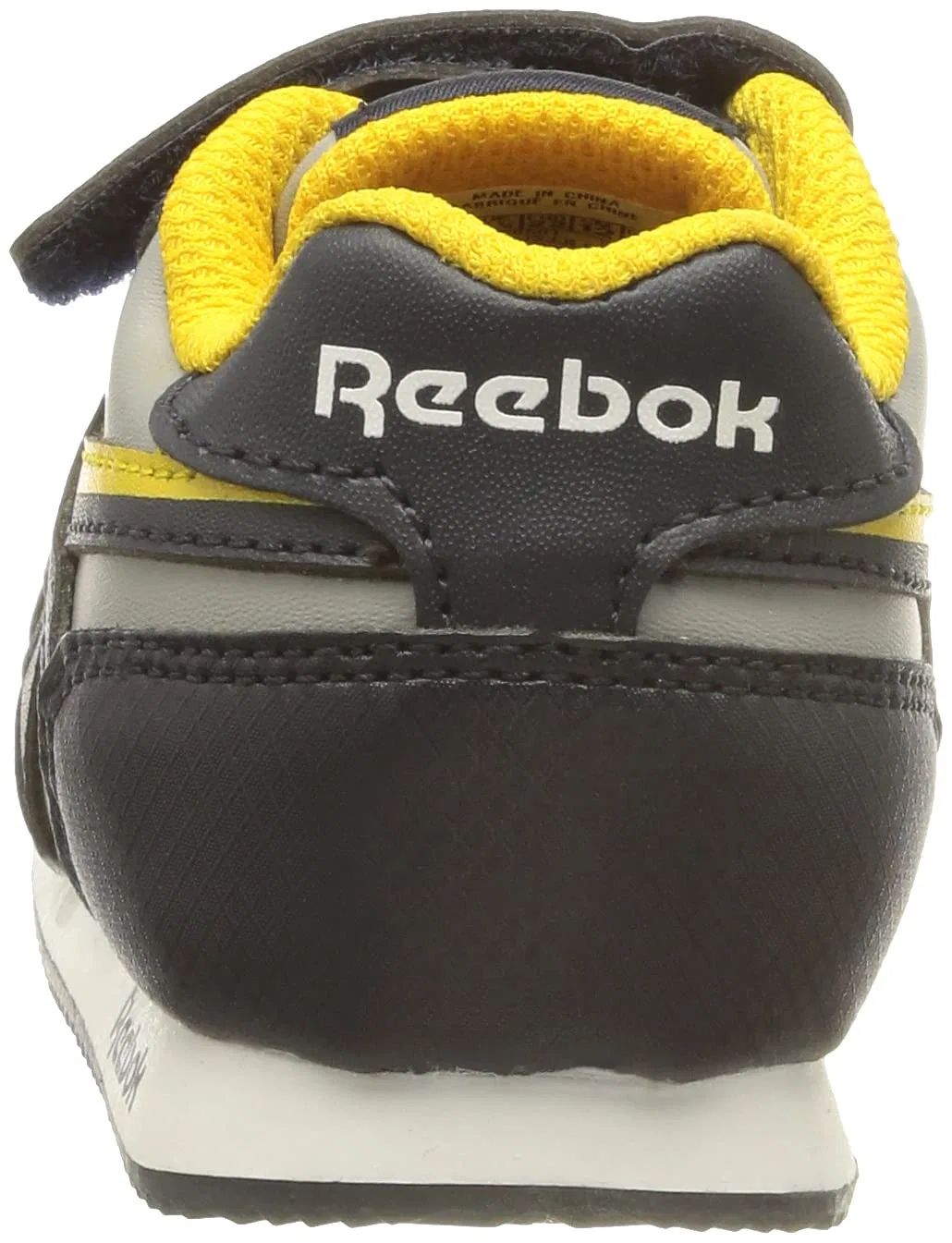 Детские кроссовки для мальчиков с липучкой Royal Cl Jog 3.0 1v Reebok, Vector Navy Pure Grey 4 Always Yellow — фото 3