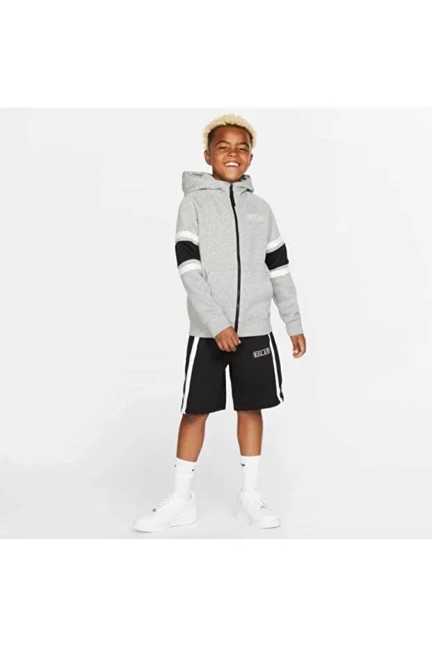 Детские свитшот для девочек с капюшоном Nike, Gray