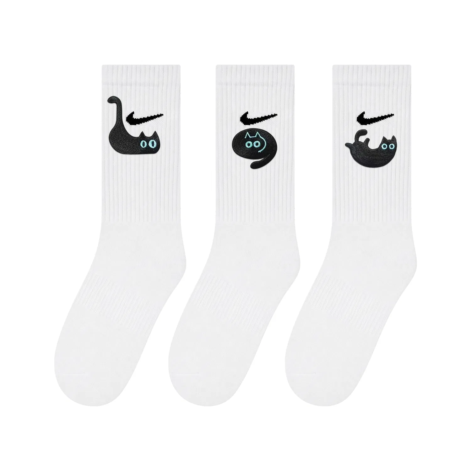 Детские носки средней эластичности 3 пары Classical Style White Nike
