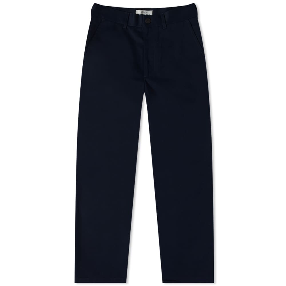 

Брюки Studio Nicholson Bill Narrow Leg Twill Pant, Черный, Брюки Studio Nicholson Bill Narrow Leg Twill Pant