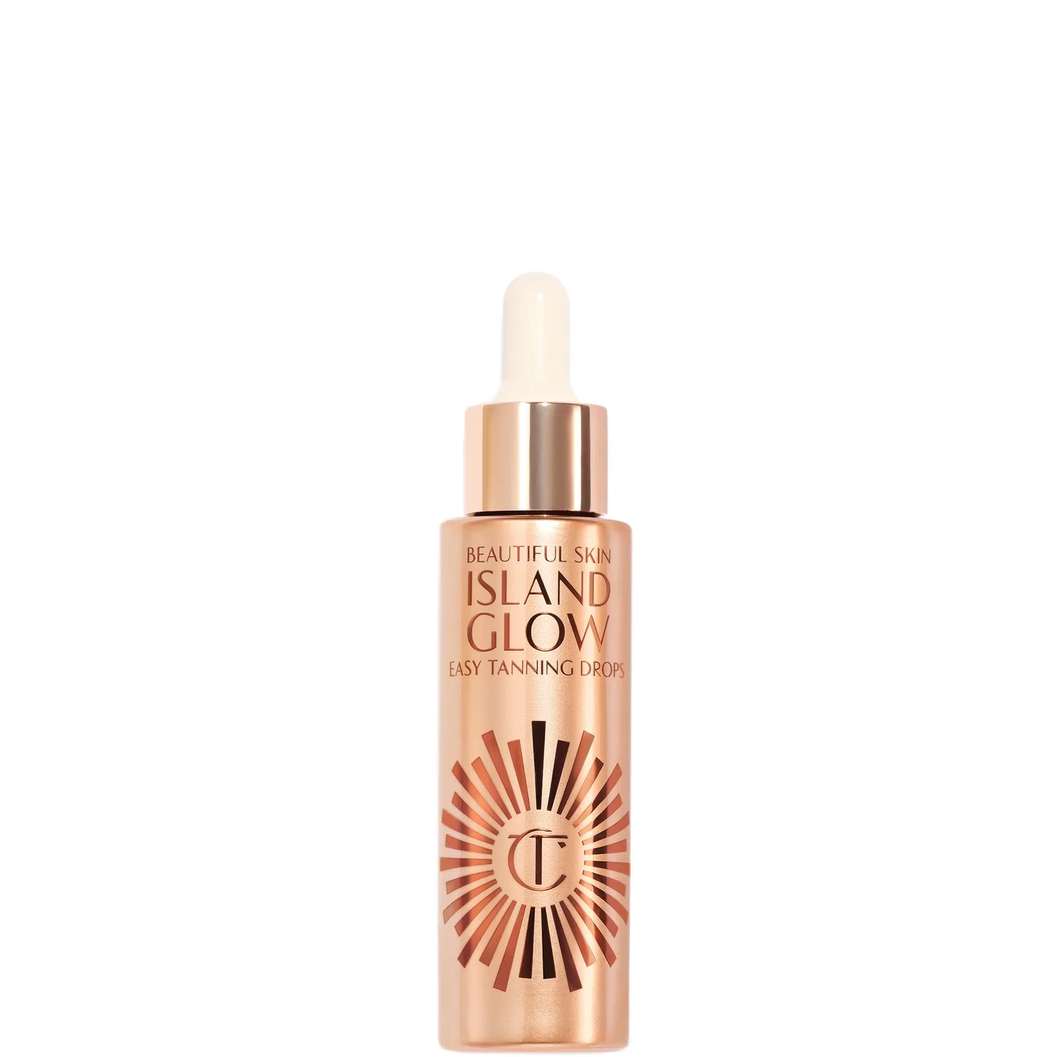 Капли для автозагара с уходом Beautiful Skin Island Glow Easy Tanning Drops Light/Medium Charlotte Tilbury, 30 мл
