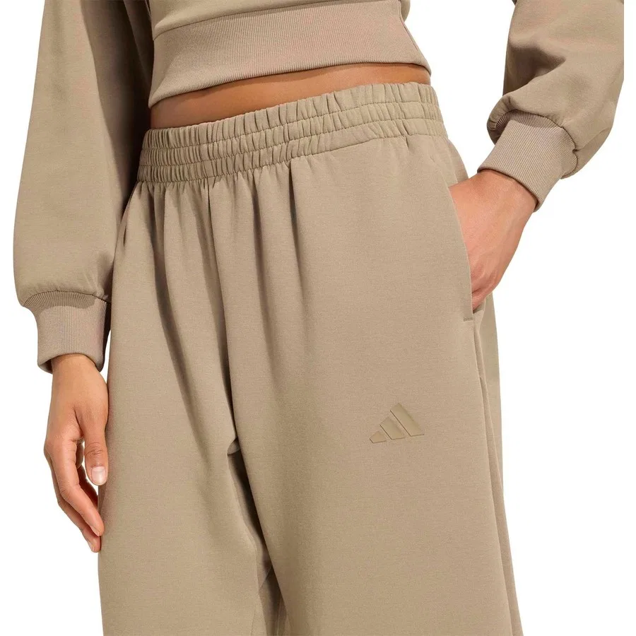 Штаны спортивные с длинным рукавом adidas, Коричневый — фото 4