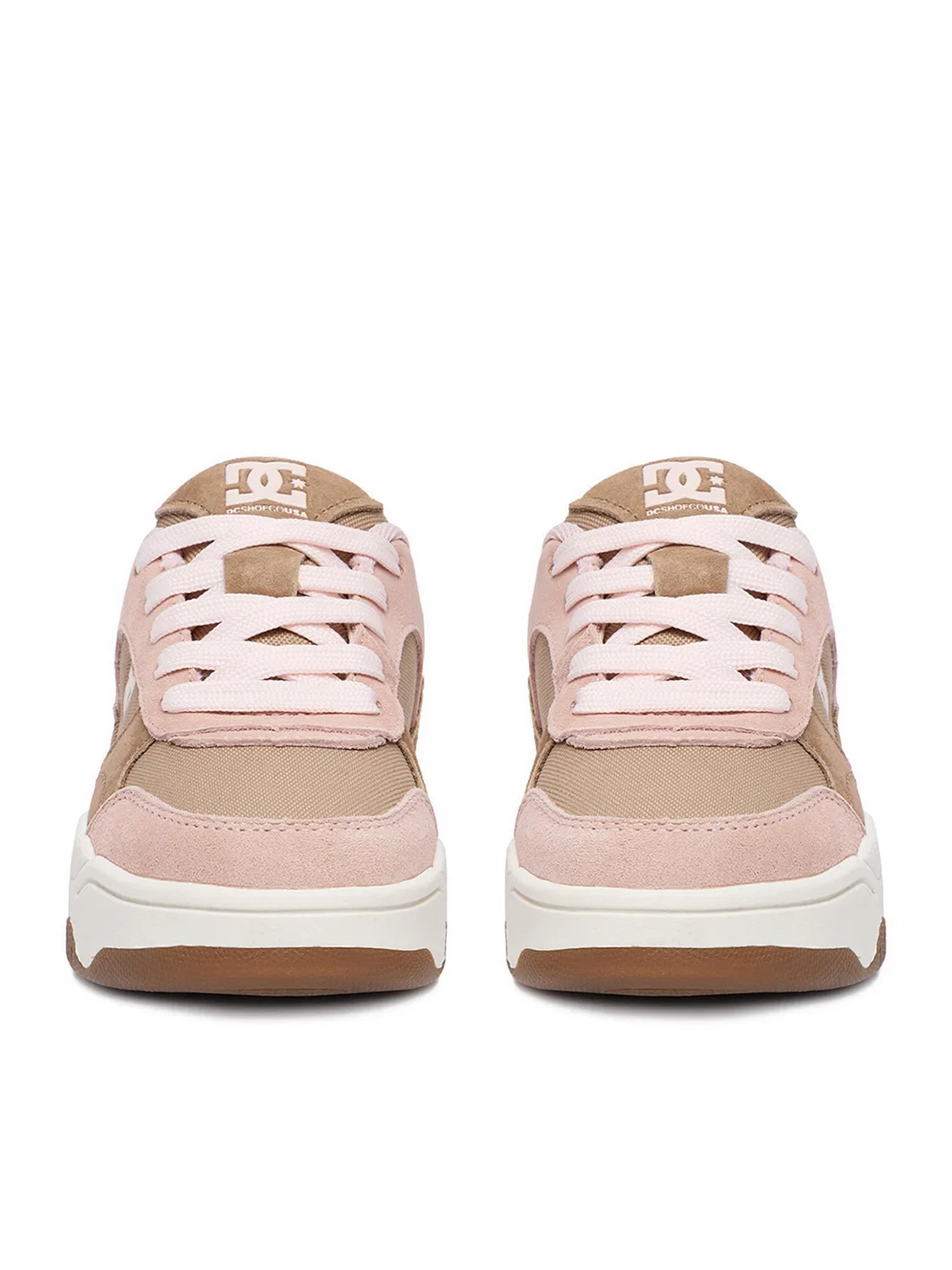 Кроссовки для девочки Dc Shoes, темно-бежевый — фото 4