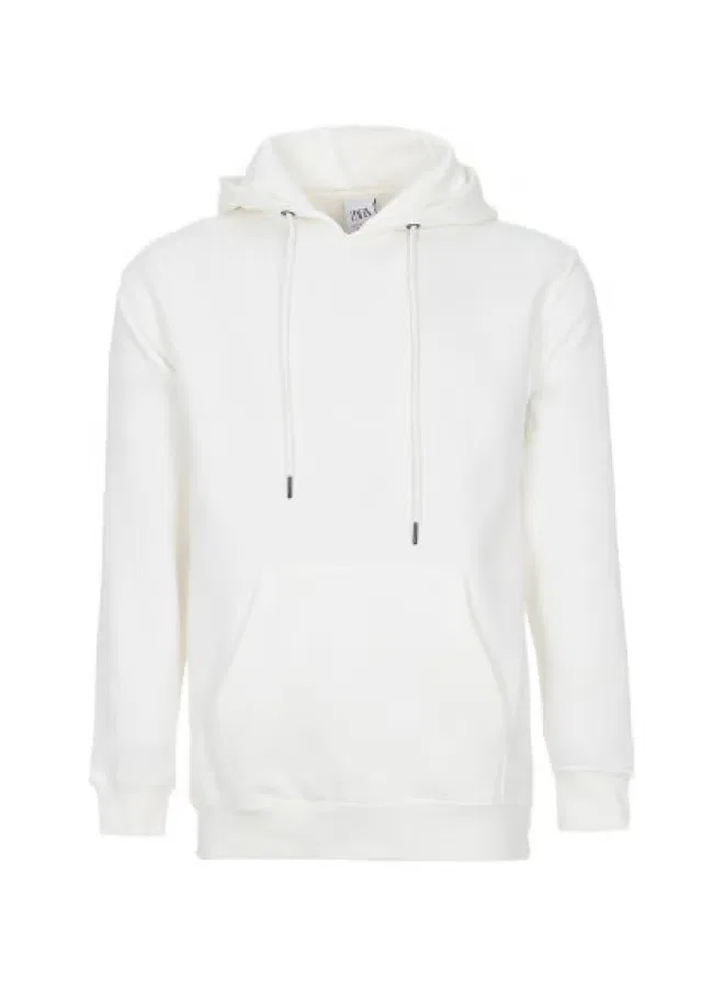 Свитшот с капюшоном на флисе Zara, белый