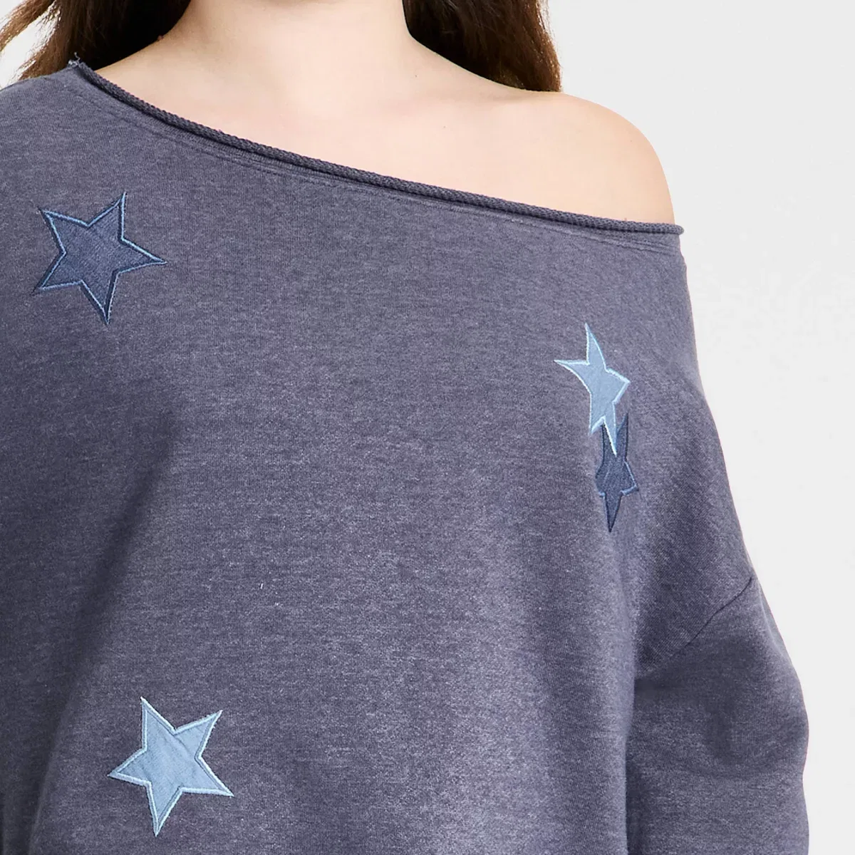 Детское худи для девочек с принтом USA GIRLS ART CLASS, Navy Blue — фото 2