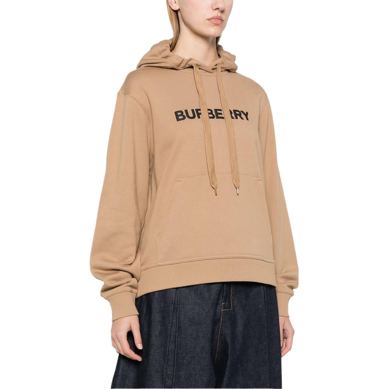 Худи Burberry Logo Detailed, хаки — фото 4