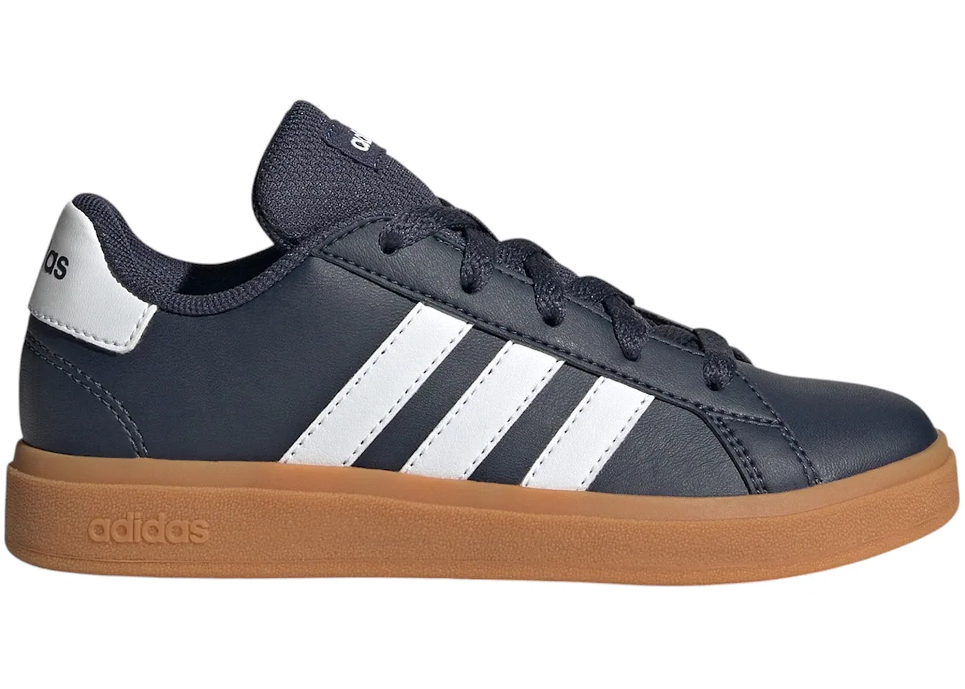 Детские кроссовки с классическим дизайном Adidas Grand Court Lifestyle, Shadow Navy Cloud White Gum
