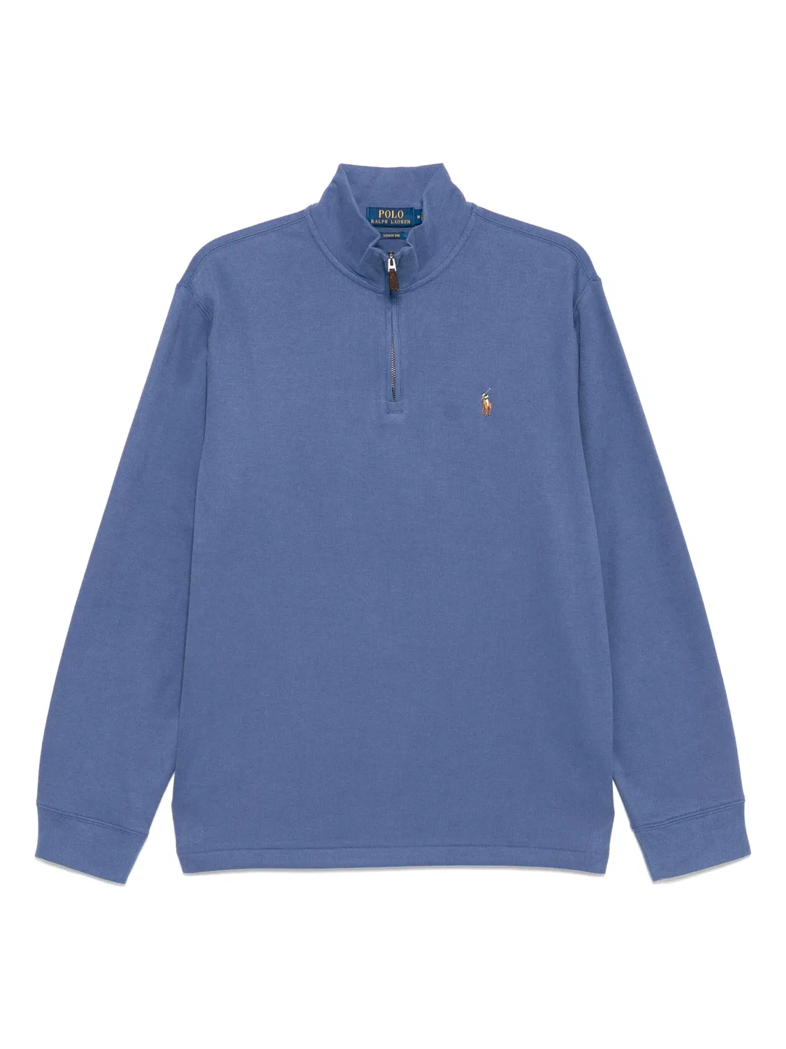 Polo Ralph Lauren Свитер на полумолнии, 100% хлопок, синий