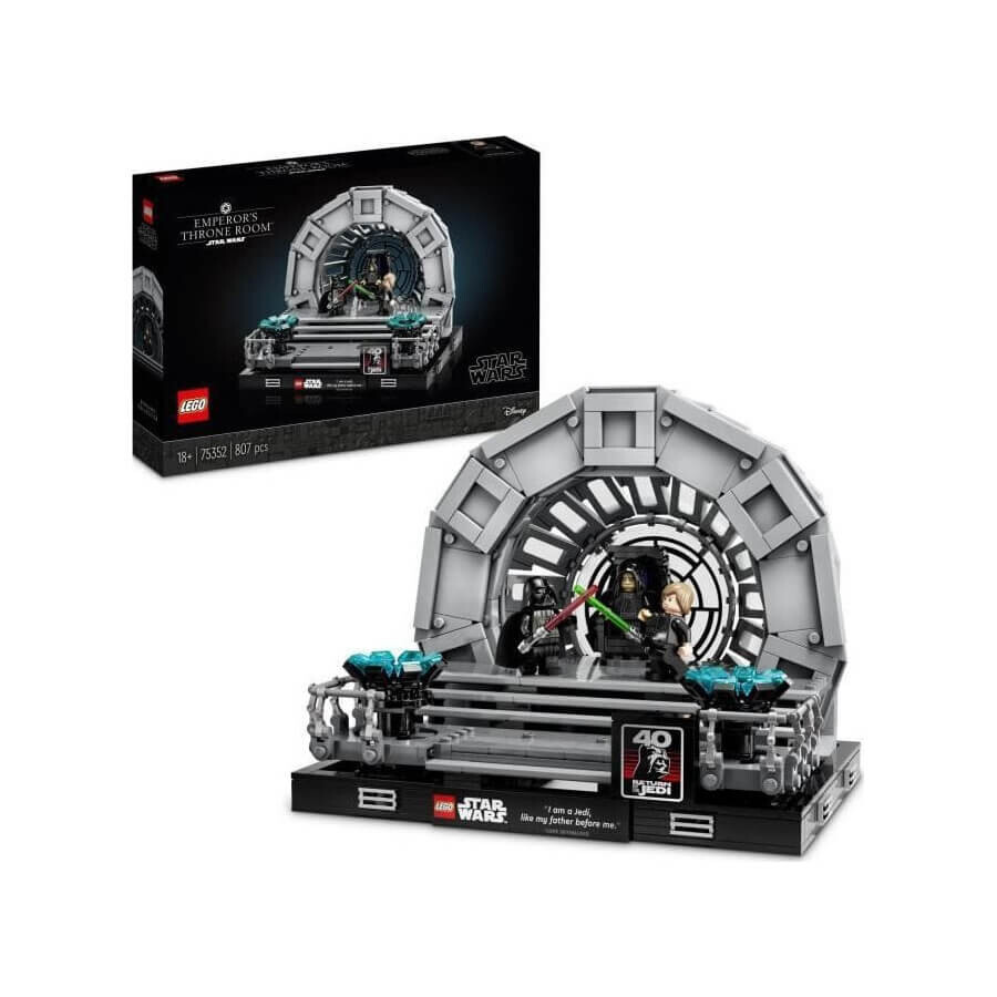 Конструктор Lego 75352 Star Wars Диорама «Тронный зал императора», 807 деталей — фото 2