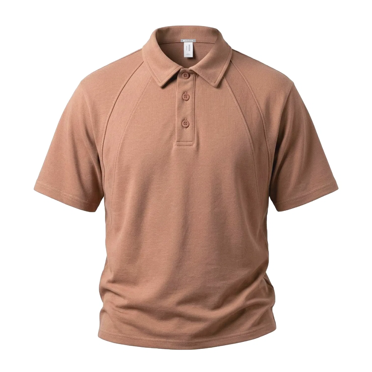 Детский поло с втачным рукавом Red Bean, Brown