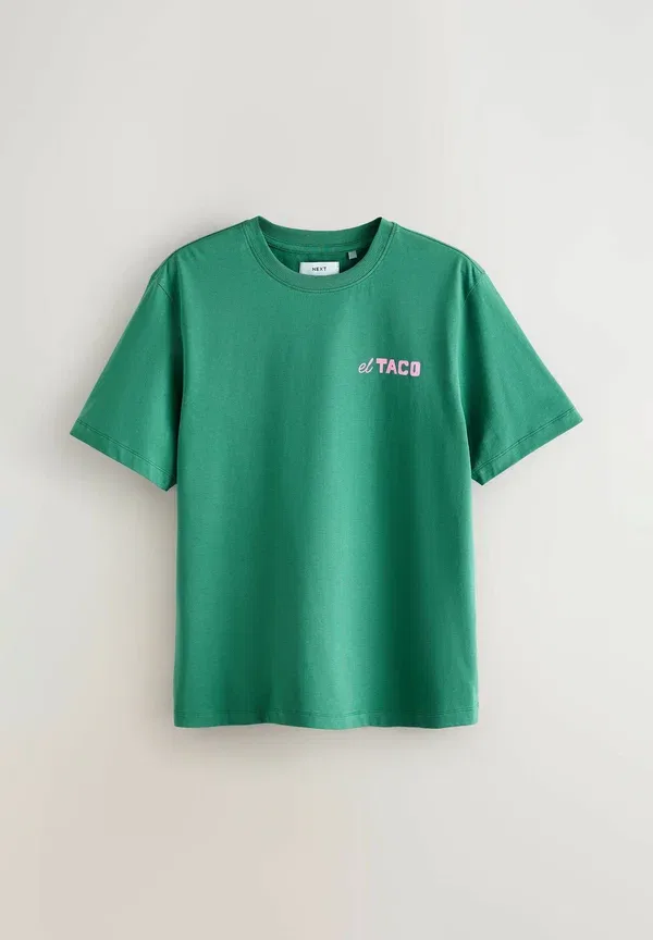 Комплект пижамы из 2 предметов, хлопок Next, Green/Orange, зеленый/оранжевый — фото 2