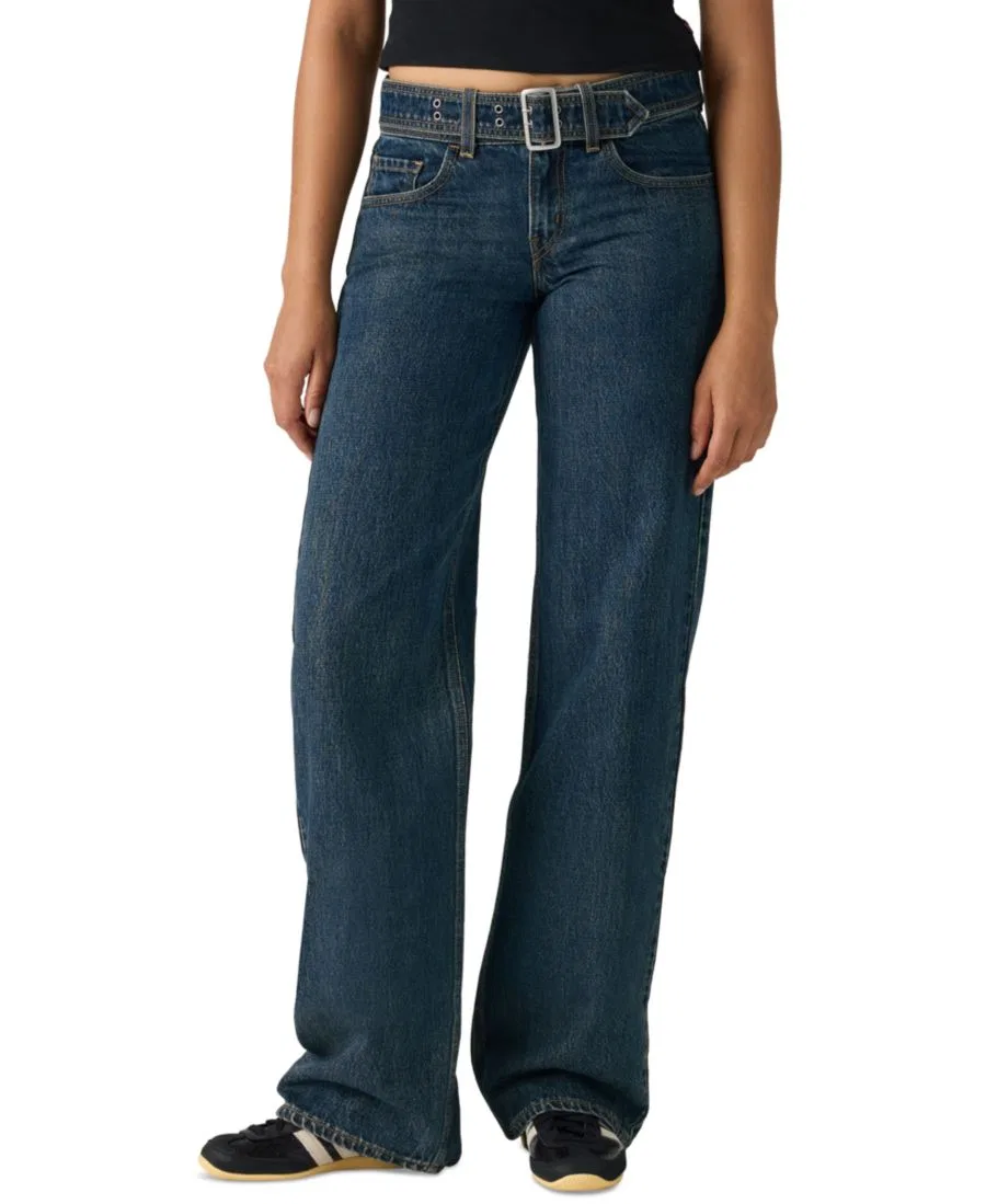 Джинсы свободные с заниженной талией и ремнем Levi's, Silver Lode