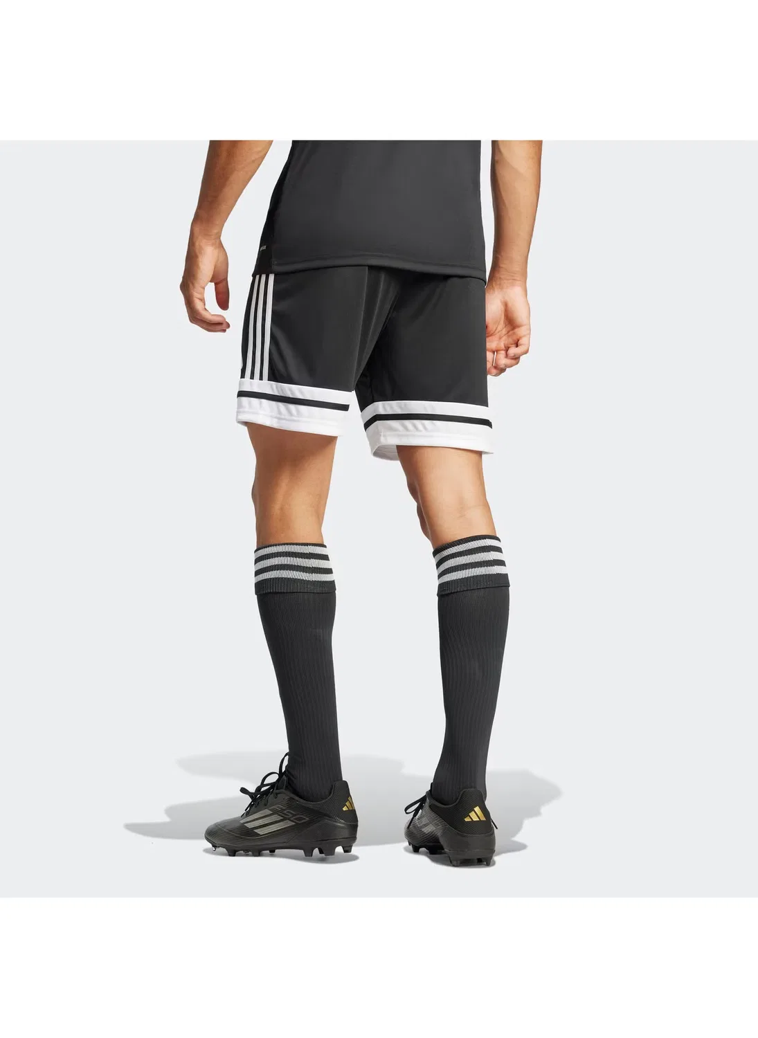 Шорты спортивные с влагоотводящей тканью Squadra25 Adidas, черный — фото 2