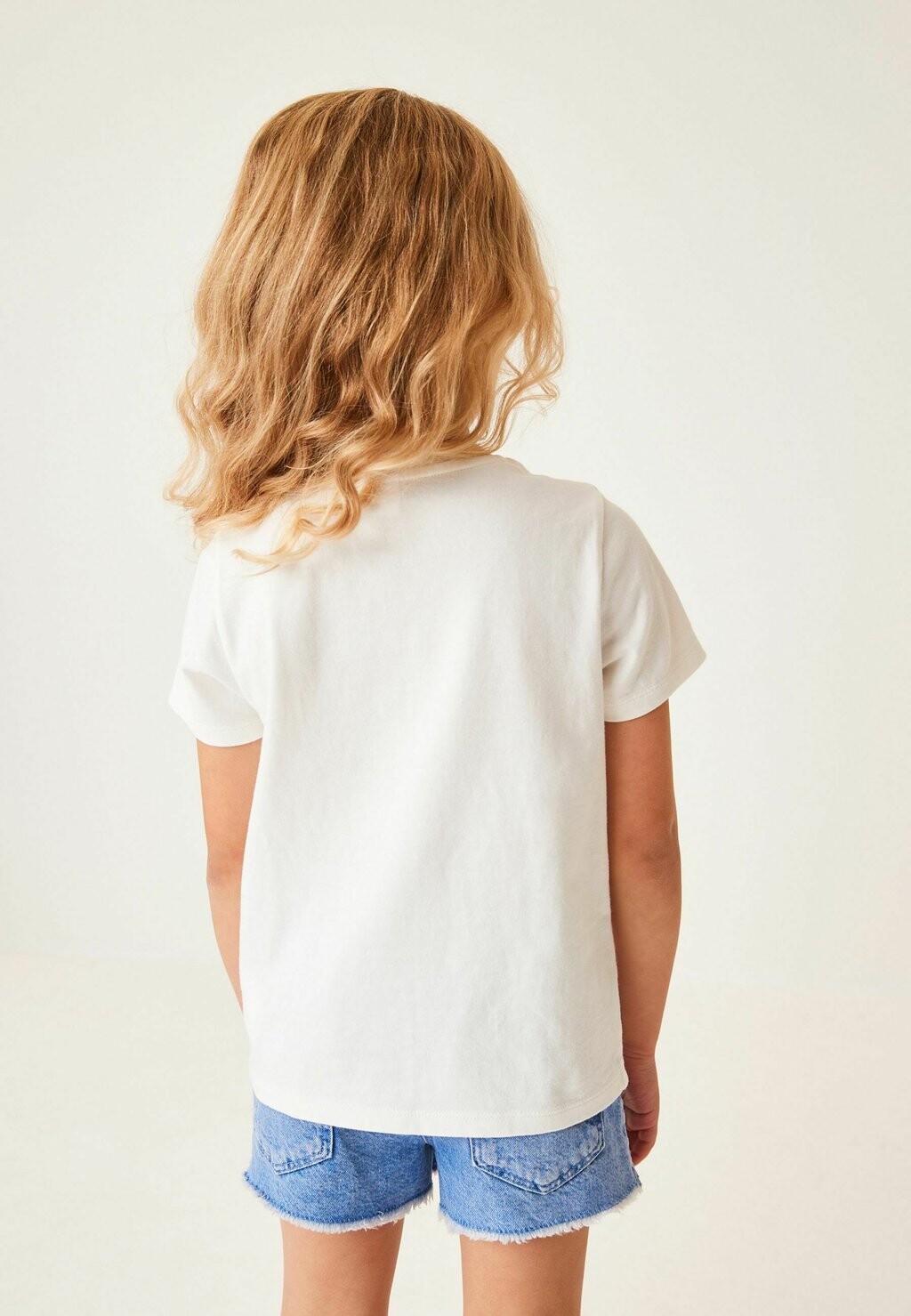 

Футболка с принтом Short Sleeve Sequin Standard Next, цвет ecru white heart