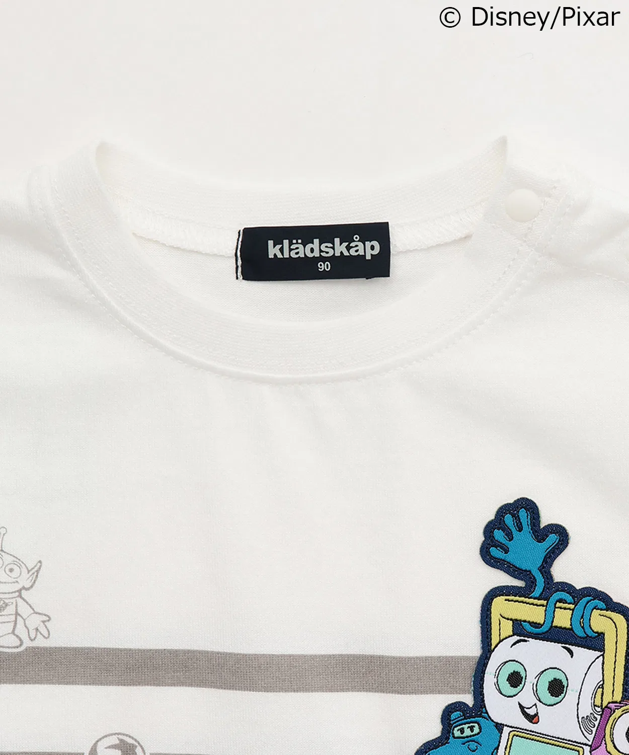 Детская футболка с принтом Toy Story 5, модель Border, kladskap, Grey — фото 3