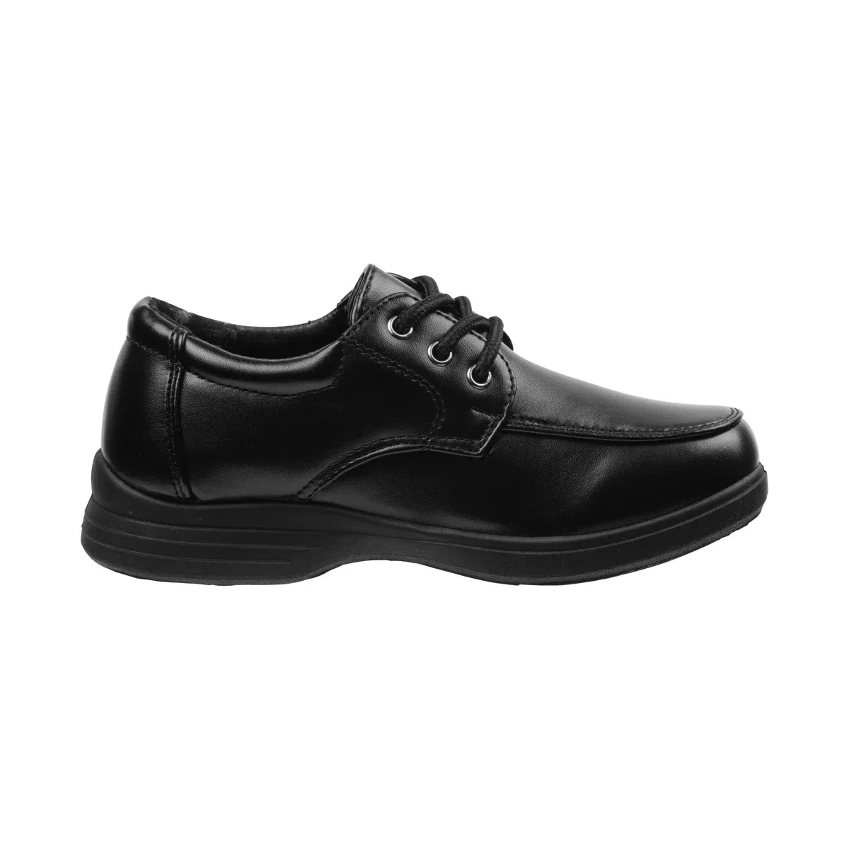 Детские школьные туфли для мальчиков на липучке Josmo Shoes, Black — фото 3