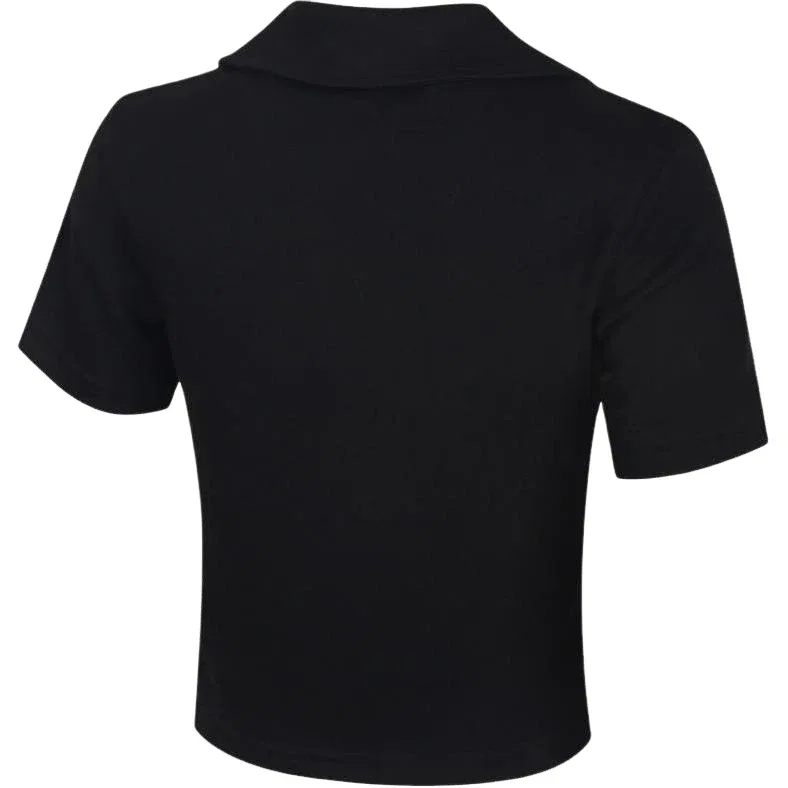 Женская футболка Cropped T-Shirt 'Black' Nike, черный — фото 2