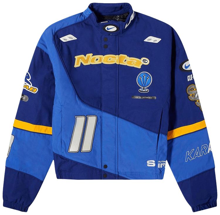 

Куртка Nike x NOCTA L’Art Racing Jacket (Asia Sizing) 'Deep Royal Blue/Racer Blue/Phantom', синий