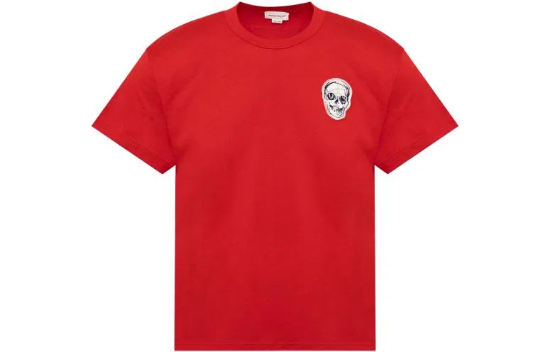 Футболка с круглым вырезом Red, Alexander McQueen
