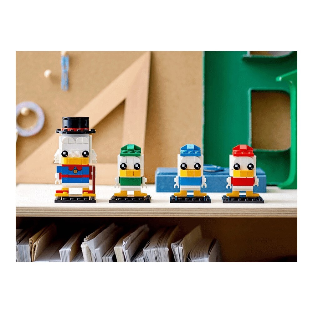 Конструктор LEGO BrickHeadz 40477 Скрудж Макдак, Билли, Вилли и Дилли — фото 4