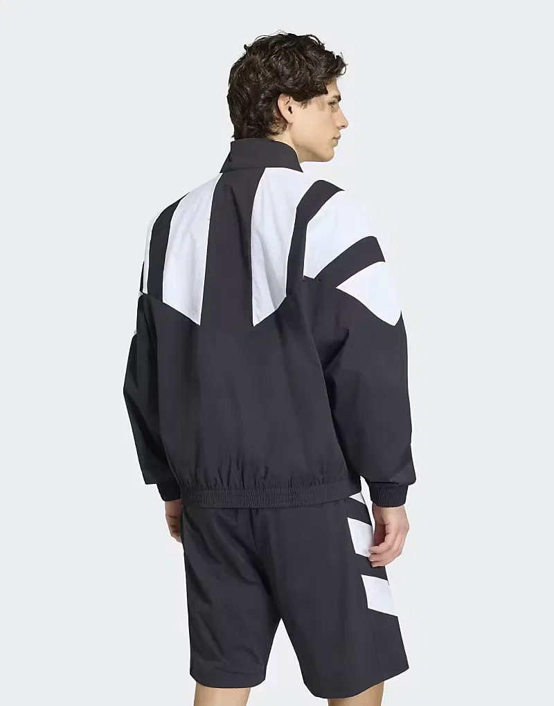 Куртка спортивная Blocked Adidas Originals, черный — фото 2
