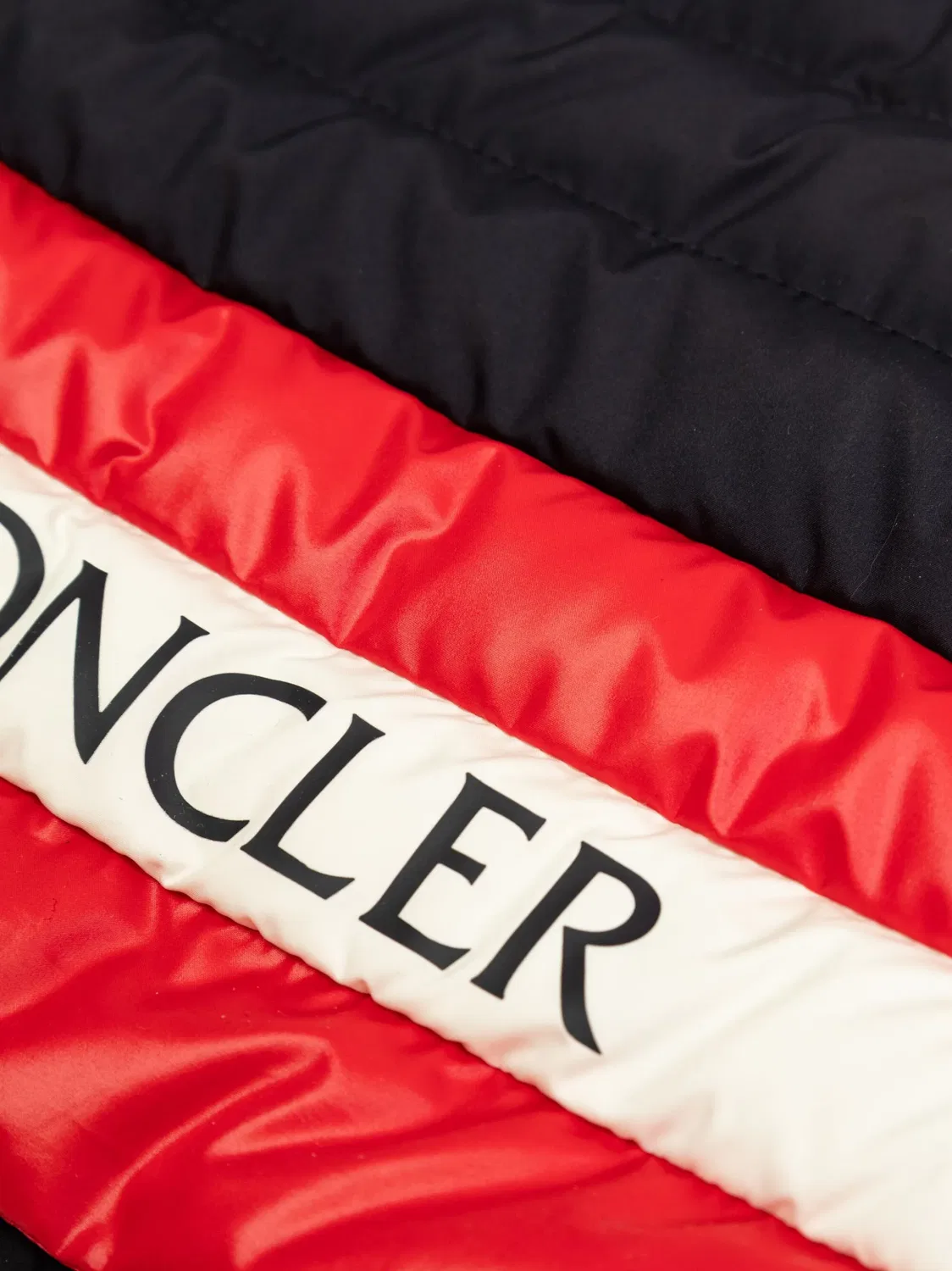 Жилет с логотипом Moncler, темно-синий — фото 2
