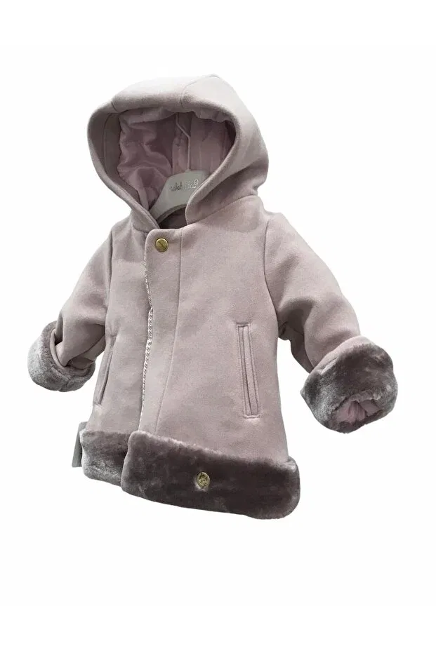 Детская куртка для девочек с капюшоном Babydoll, Lilac — фото 2